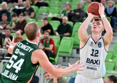 Latvijas basketbola pārstāvjiem mainīgas sekmes Eirokausu mačos