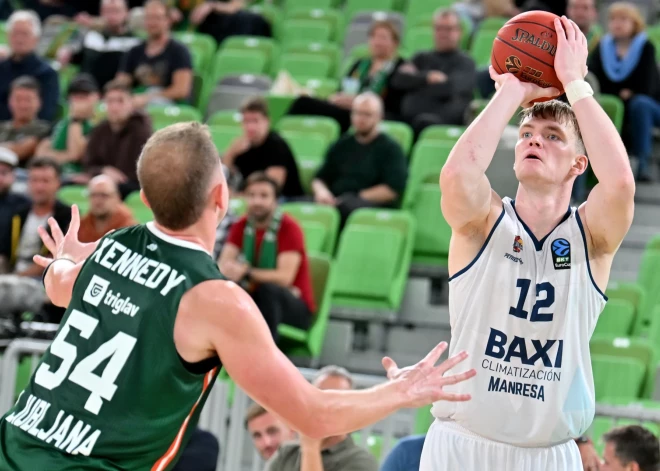Latvijas basketbola pārstāvjiem mainīgas sekmes Eirokausu mačos