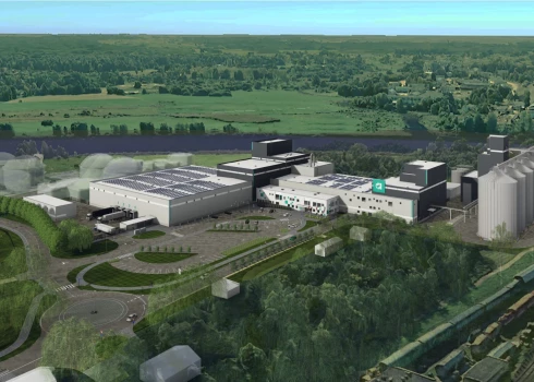 Визуализация завода.