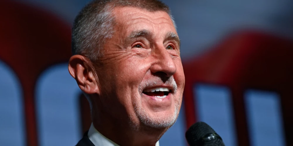 Čehijas parlamenta vēlēšanu uzvarētājs Andrejs Babišs.