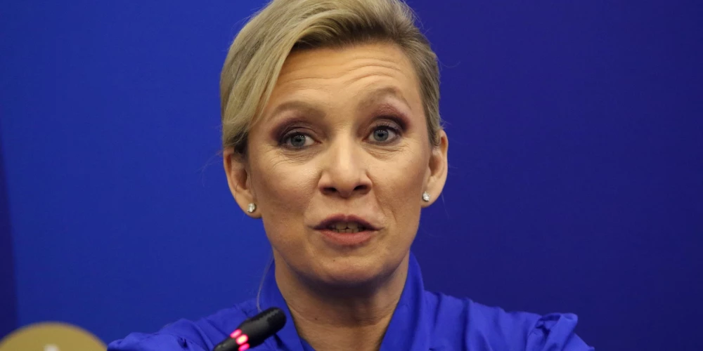 Krievijas Ārlietu ministrijas runassieva Marija Zaharova