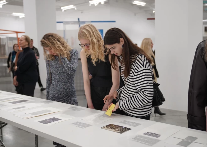 "Visa pasaule kā Bauhaus" izstādes atklāšana mākslas centrā "Zuzeum" (foto: Mārtiņš Ziders)
