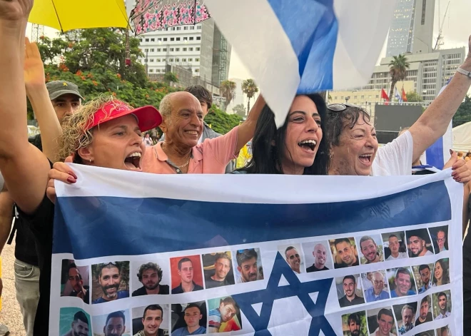 Izraēla un "Hamas" vienojas par ķīlnieku atbrīvošanu