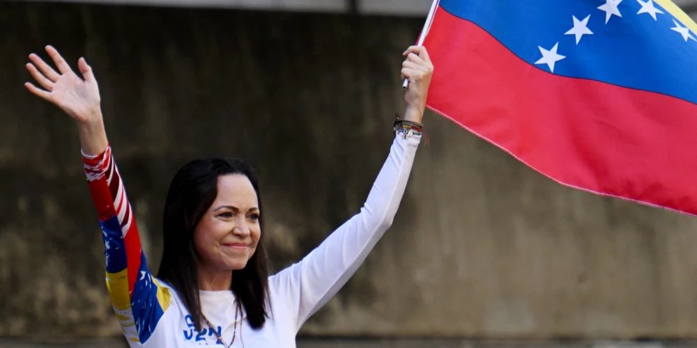 2025. gada Nobela miera prēmijas ieguvēja Marija Korina Mačado