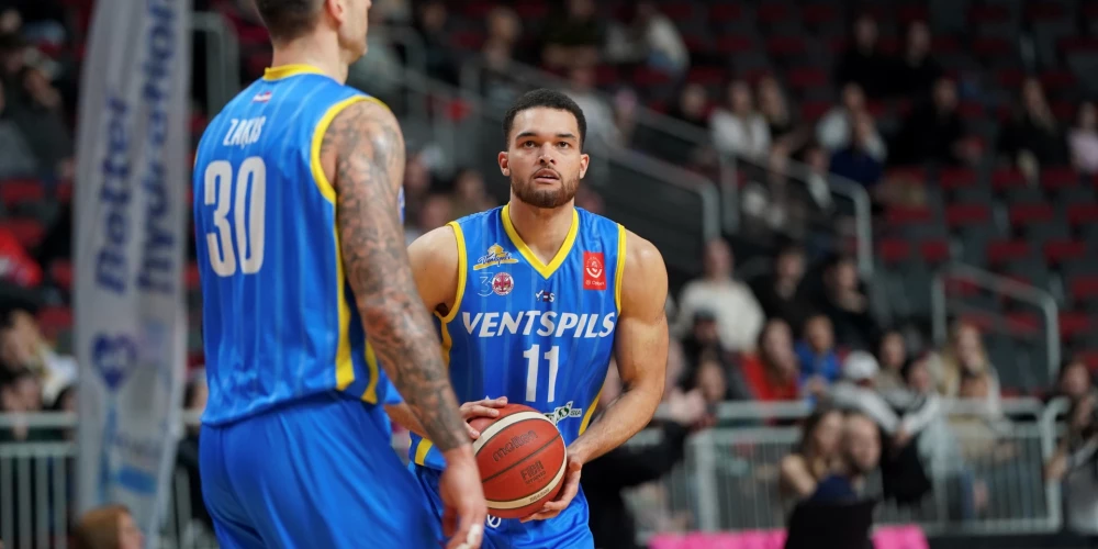 "Ventspils" basketbolisti LIBL spēlē piedzīvo zaudējumu,