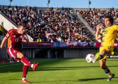 Latvijas futbolisti Pasaules kausa kvalifikācijas turnīra mača pirmo puslaiku pret Andoru noslēdz neizšķirti