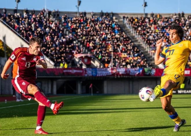 Nikolato vadībā pirmo reizi gūstam divus vārtus, uzvarai pret Andoru ar to gan nepietiek