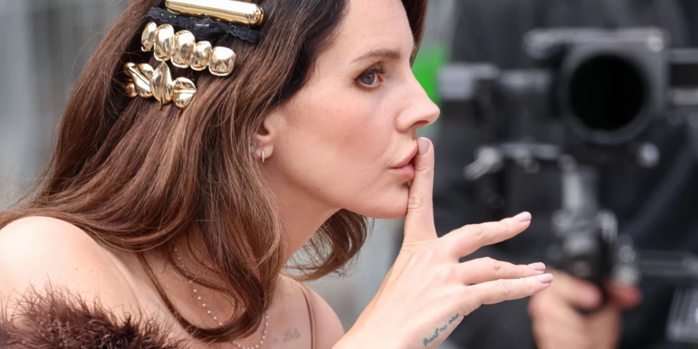 Amerikāņu dziedātāja Lana Del Reja,