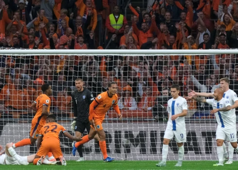 Nīderlande neatstāja nekādas cerības Somijai (foto: Scanpix / AP)