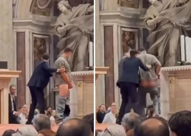 Папа в шоке: в Ватикане мужчина на глазах сотен туристов помочился на алтарь в базилике Святого Петра