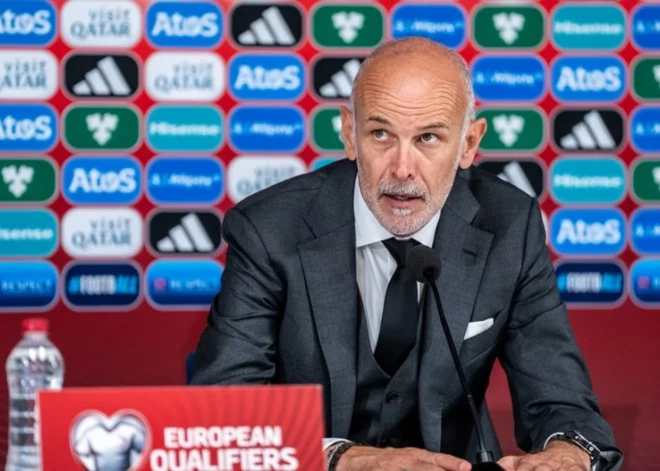 Latvijas futbola izlases treneris Nikolato spēlē pret Angliju no futbolistiem sagaida labāku attieksmi