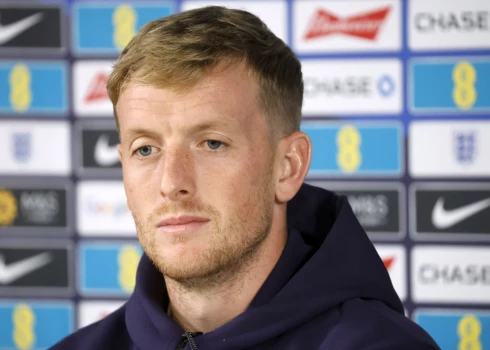 Anglijas futbola izlases pēdējo gadu pamatvārtsargs Džordans Pikfords.