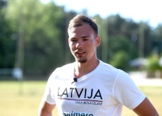 Kristaps Šmits par Eiropas čempionātu: "Esam pierādījuši, ka varam spēlēt ar jebkuru komandu"