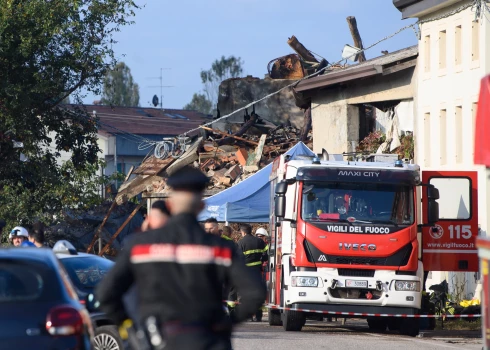 Itālijā Veneto reģionā uzsprāgusi ēka. 