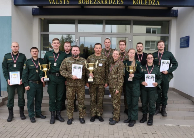 Latvijas robežsargu sacensībās zeltu izcīna Viļakas pārvalde