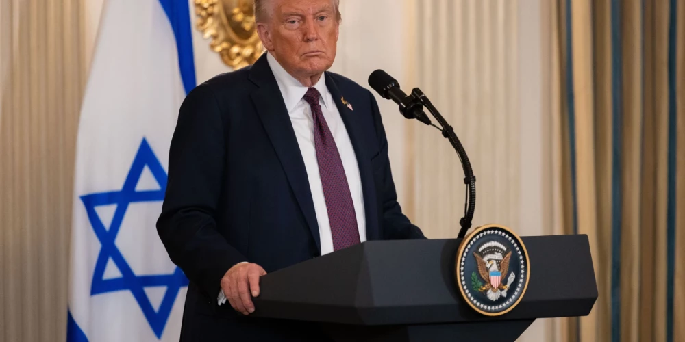 Donalds Tramps paziņo, ka viņš noteiks Tuvo Austrumu konflikta atrisinājumu.