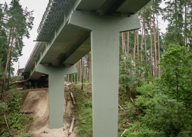Atvērta satiksme uz Lorupes viadukta un jaunajā rotācijas aplī