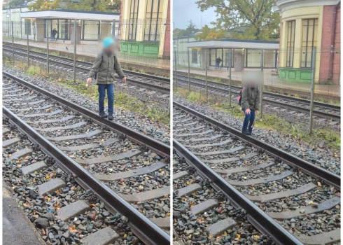 Ogres iedzīvotājus sadusmo zēna izdarības uz dzelzceļa sliedēm.