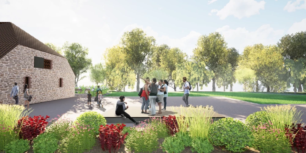 Vizualizācija par plānoto ekspozīciju.