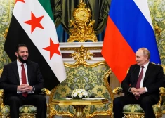 Sīrijas pagaidu prezidents Šaraa Maskavā tiekas ar Putinu