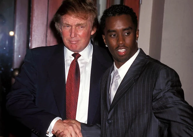 Donalds Tramps un reperis Diddy 2011. gadā.