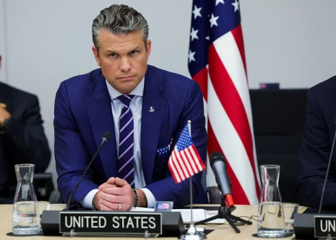 ASV aizsardzības ministrs Pīts Hegsets.