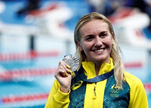 Četrkārtējā olimpiskā čempione Ariarne Titmusa.