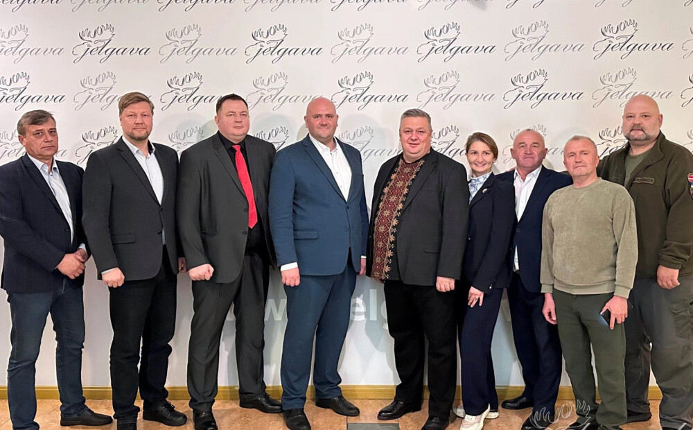Jelgavu apmeklē delegācija no Ukrainas pilsētas Horodenkas