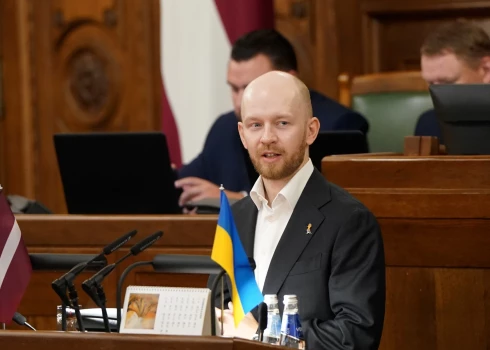 Partijas "Progresīvie" Saeimas frakcijas priekšsēdētājs Andris Šuvajevs.