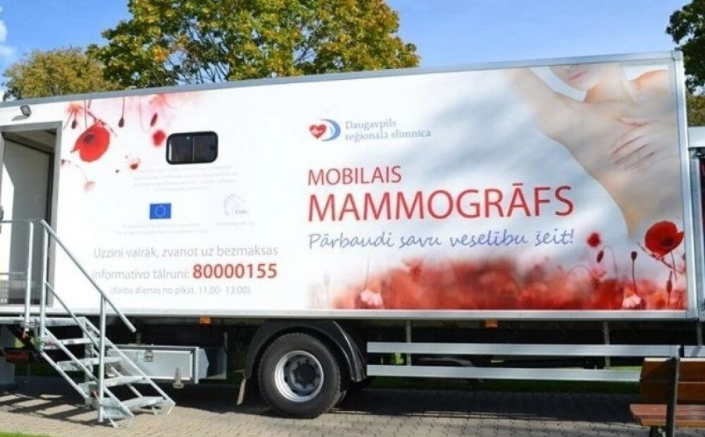 Mobilais mamogrāfs būs pieejams Subatē un Ilūkstē 18. oktobrī