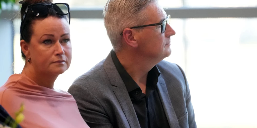 Mārtiņš Bondars ar kundzi Ievu Bondari