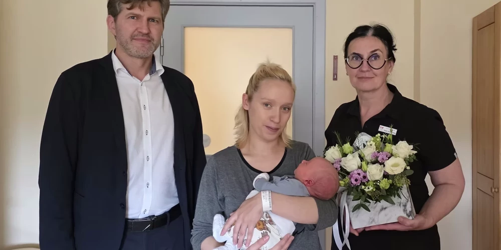 Mamma Zigrīda jau ceturto reizi izvēlas laist pasaulē mazulīti tieši Kuldīgas slimnīcas Dzemdību nodaļā.