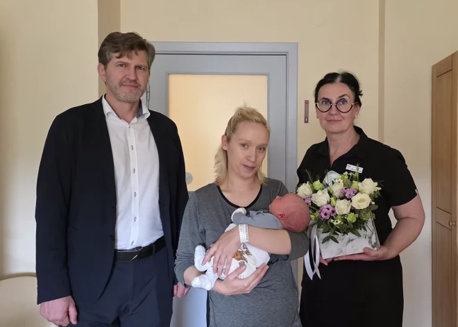 Kuldīgas slimnīcā sagaidīts šī gada 300. mazulis - puisītis vārdā Lūkass