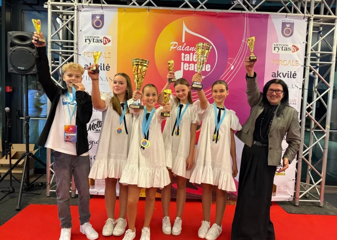 Ventspils bērnu un jauniešu kolektīvi triumfē starptautiskā konkursā Palangā