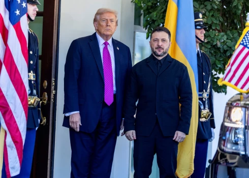 Vašingtonā sākusies Trampa un Zelenska tikšanās.