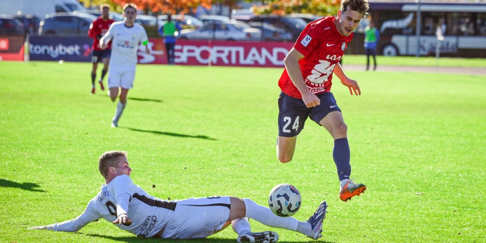 "Jelgava" Latvijas futbola virslīgā spēlē neizšķirti "Daugavpili".