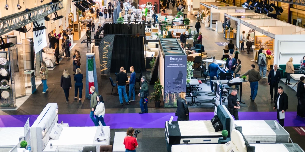 Dizaina svētki Ķīpsalā – jaunas idejas, formas un materiāli izstādē “Riga Furniture and Interior 2025”.