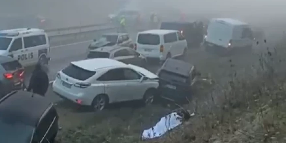 Somijā pirmās salnas izraisījušas desmitiem avāriju.