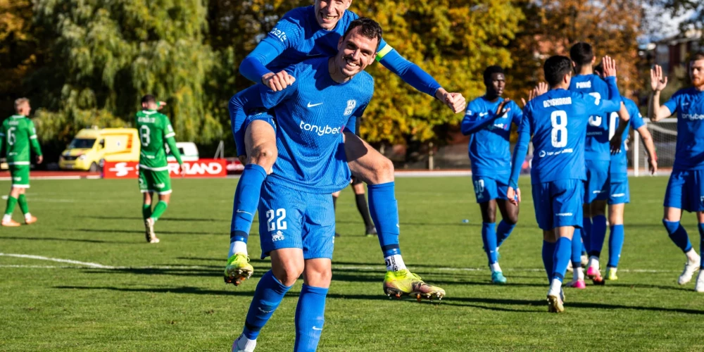 RFS futbolisti uzvar Tukumā (foto: Sanita Ieva Sparāne / FC RFS)