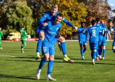 "Riga" šodien vēl nevarēs atkorķēt virslīgas čempionu šampanieti, jo RFS uzvar Tukumā