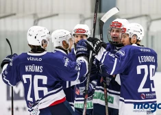"Mogo"/RSU pārliecinoši sasniedz IIHF Kontinentālā kausa izcīņas otro kārtu
