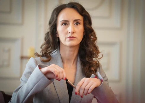 Tiesībsardze Karina Palkova.