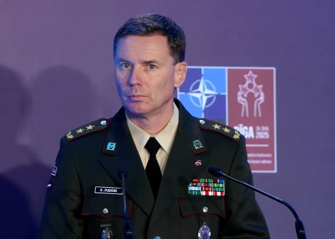 Командующий Национальными вооруженными силами Латвии Каспар Пуданc.