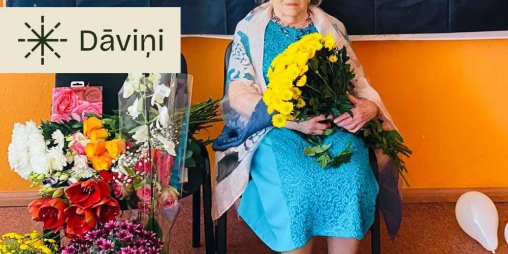 Ernestīne Guba no Dāviņiem nosvinējusi skaistu jubileju - 90. dzimšanas dienu.