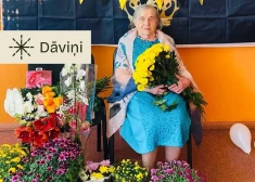 Ernestīne Guba no Dāviņiem nosvin apaļu jubileju un saka "Esmu laimīga!"