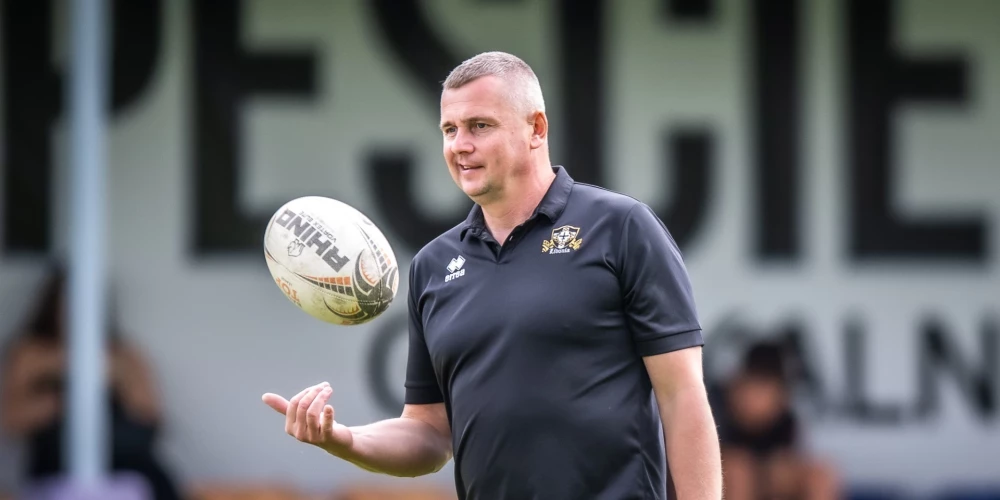 Jaunais vīriešu izlases treneris Mārcis Rullis.