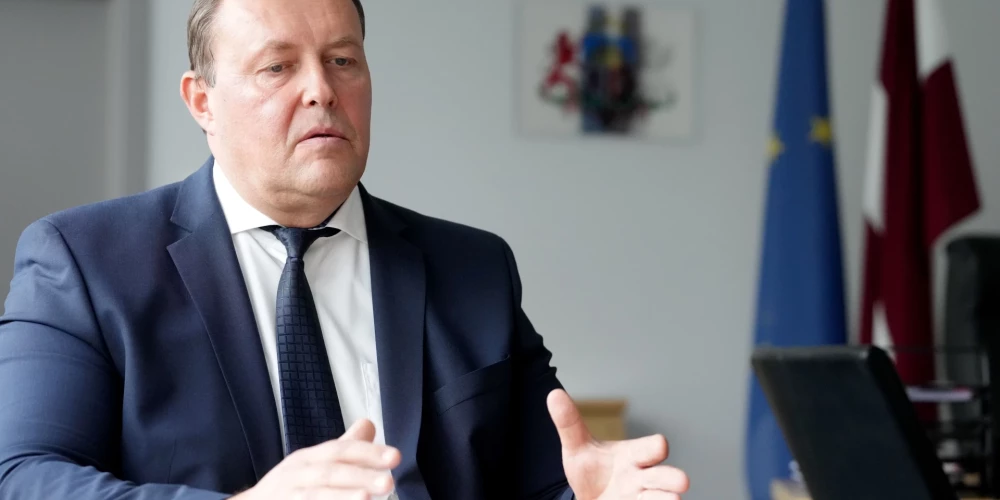 Iekšlietu ministrs Rihards Kozlovskis (JV)