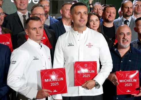 Шеф-повар ресторана John Chef’s Hall Кристап Силис и шеф-повар ресторана Max Cekot Kitchen Максим Цекот.