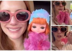 VIDEO! Emma Robertsa aiznes uz ķīmisko tīrītavu savas mazās lelles drēbītes un apakšveļu