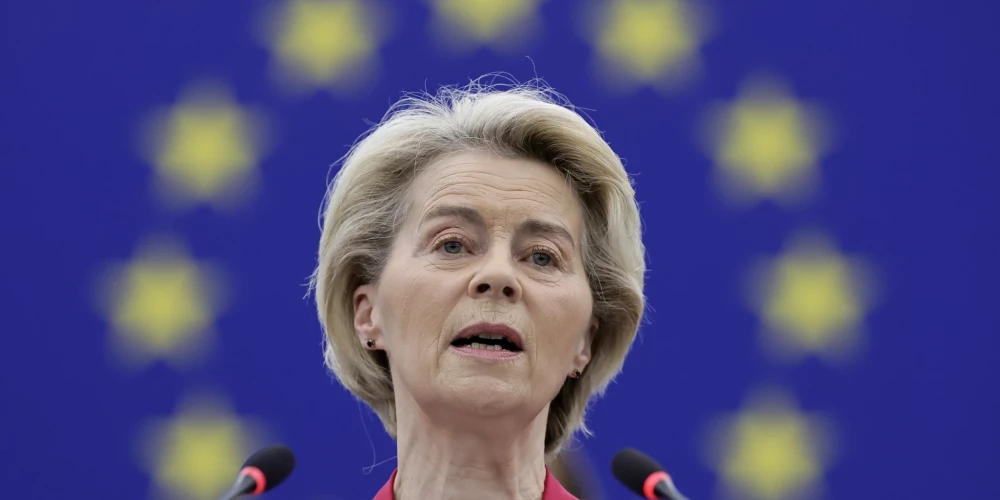 Eiropas Komisijas (EK) prezidente Urzula fon der Leiena
